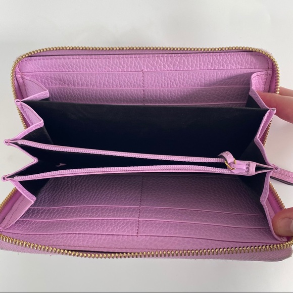 Gucci Limited Ed. Marmont Bosco Pink Zip Wallet - Picture 6 of 11